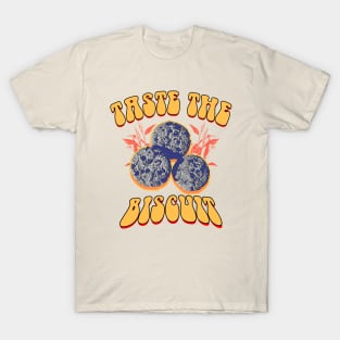 Vintage retro style taste the biscuit T-Shirt